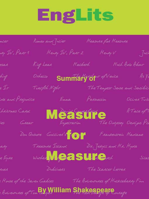 EngLits: Measure for Measure[eBook]